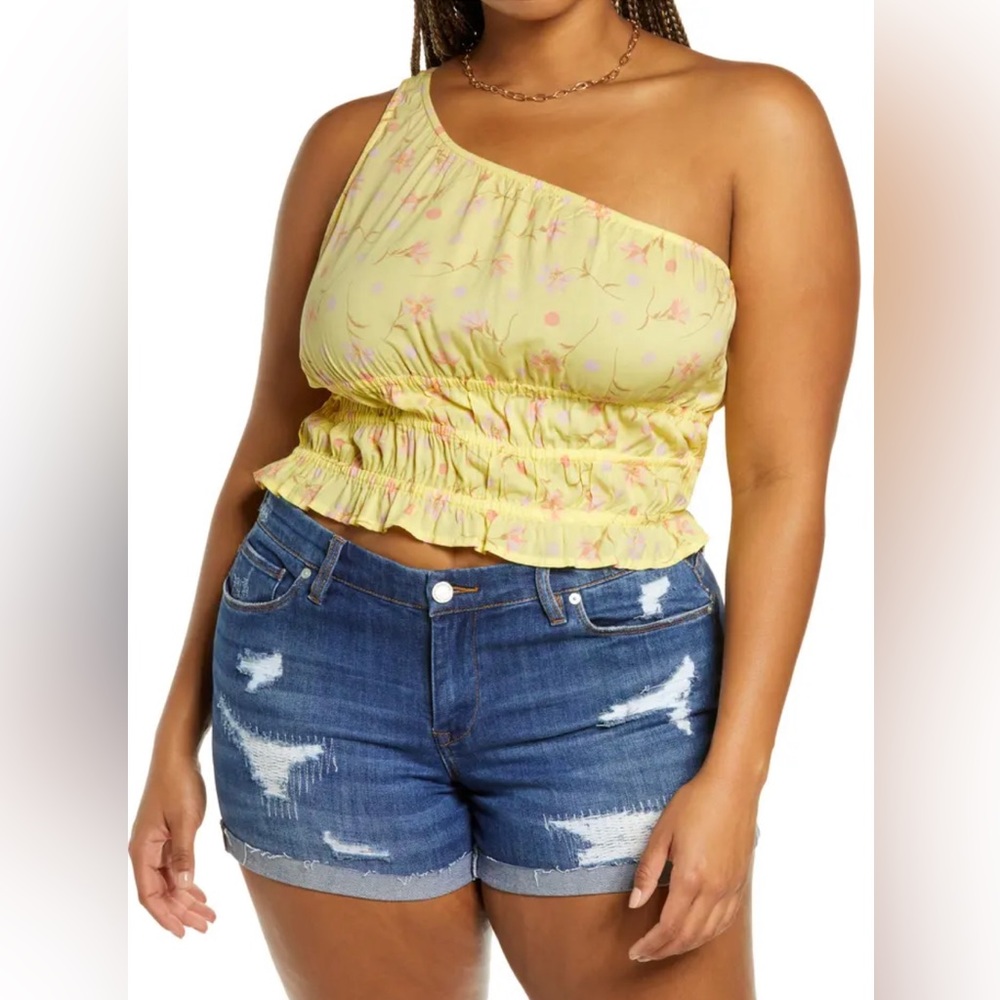 BP Yellow Lemonade Sophie Floral Top (NWOT)